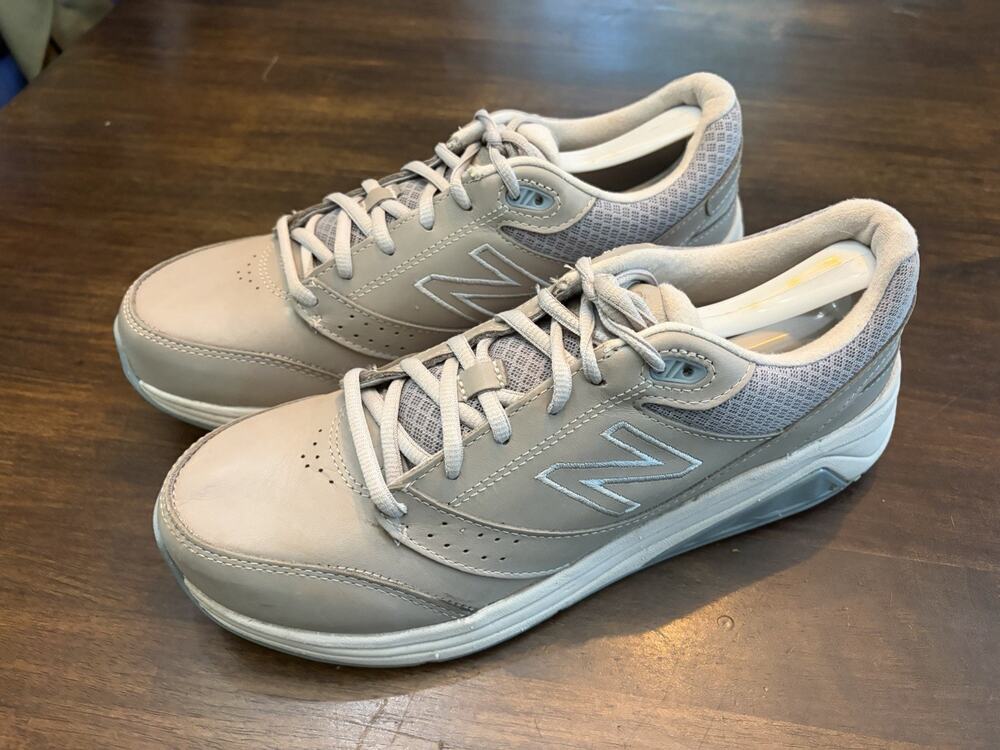New Balance 928v3 Women’s 10 AA Gray Leather Walking Shoes WW928GR3 GUC